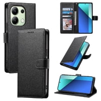 Funda Para Foxdock Xiaomi Redmi Note 13 4G– Cuero Premium, 3 Ranuras Para Tarjetas, Protección Contra Impactos