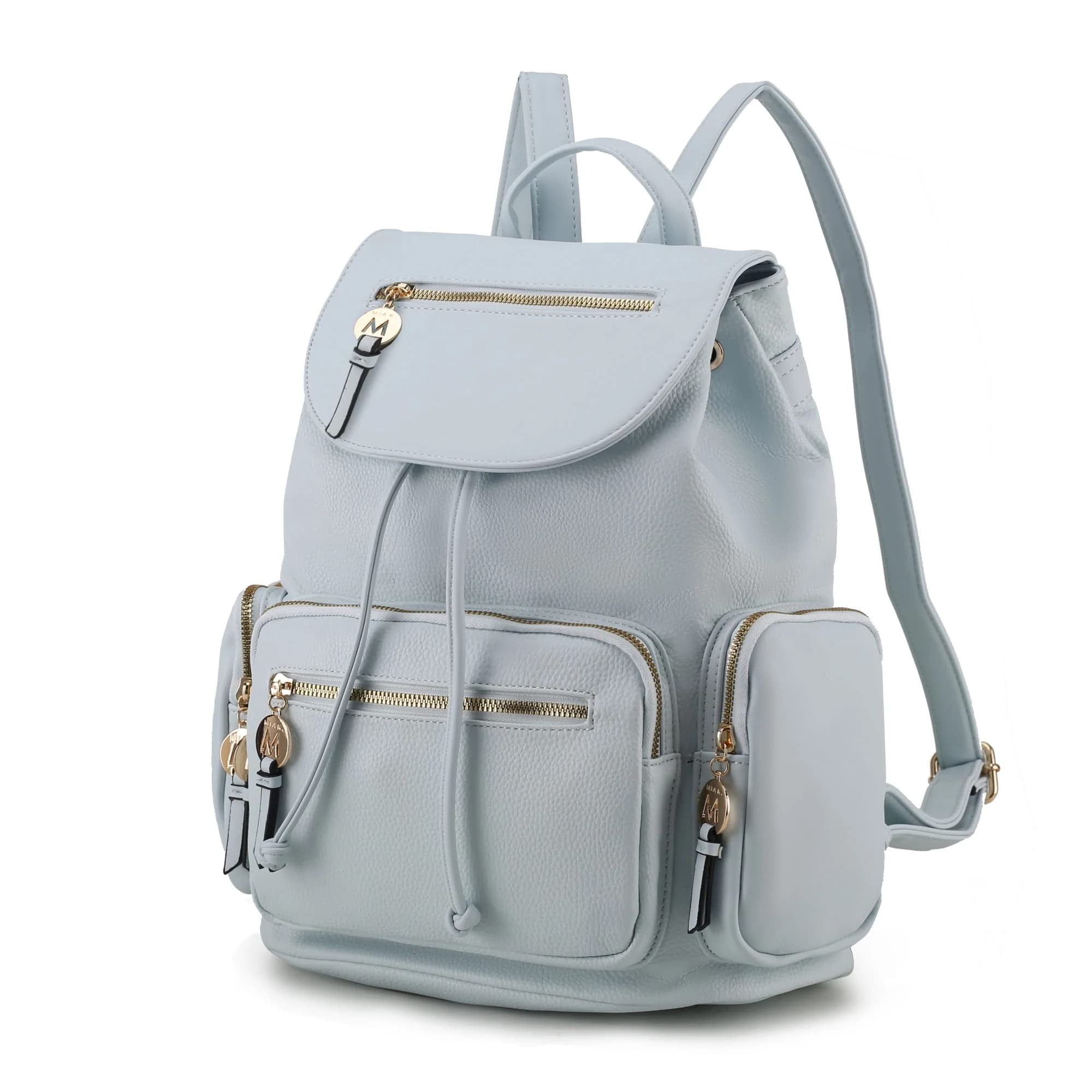 Generic - Mochila Mia K Ivanna De Piel Vegana Para Mujer, Color Azul
