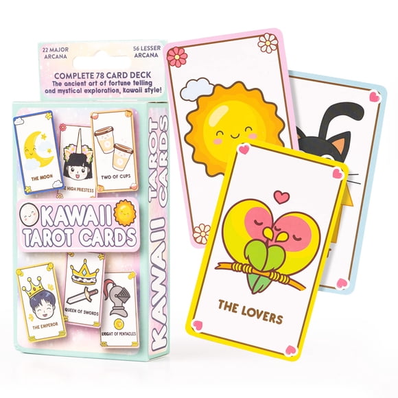 Baraja de Tarot Kalan Anime Kawaii de 78 Cartas