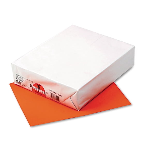Caleidoscopio Pacon de papel de colores multiusos, 24 libras, calabaza