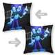 thumbnail image 2 of Sonic Fundas de almohada de terciopelo con tema, regalos de funda de almohada, decoración para el hogar, cojín de lanzar, regalo de cumpleaños para fans y parejas. 40cm x 40cm., 2 of 6
