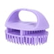 thumbnail image 3 of Masajeador De Cuero Cabelludo Champú Cepillo Cepillo Para El Cabello Con Cerdas De Silicona Suave Para El Cabello Violeta, 3 of 5