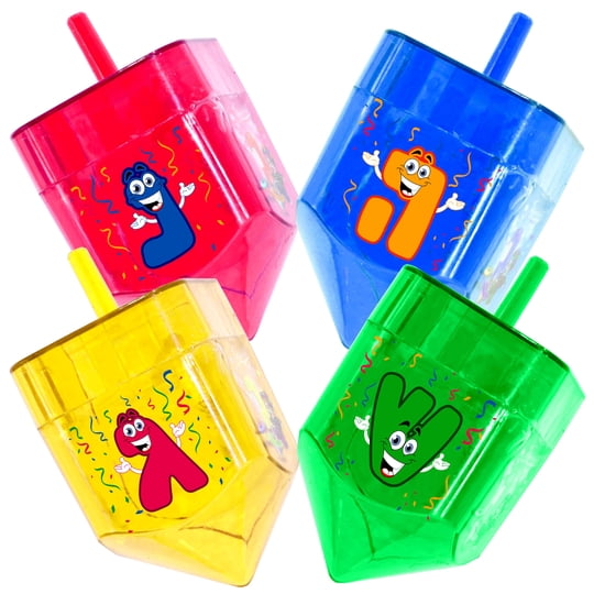 Set De 4 Trompos Xl Rellenables Izzy 'n' Dizzy 10x6 Cm