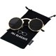 thumbnail image 2 of Gafas de Sol Retro J&L con Mecanismo Flip‑Up Dorado/Negro, 2 of 6