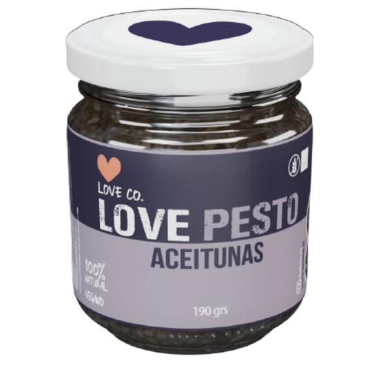Pesto Aceituna Frasco 190 g Love Co