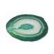 thumbnail image 3 of 1 pieza 80-100mm ágata cuarzo rebanadas de cristal posavasos casa ornamento verde, 3 of 5