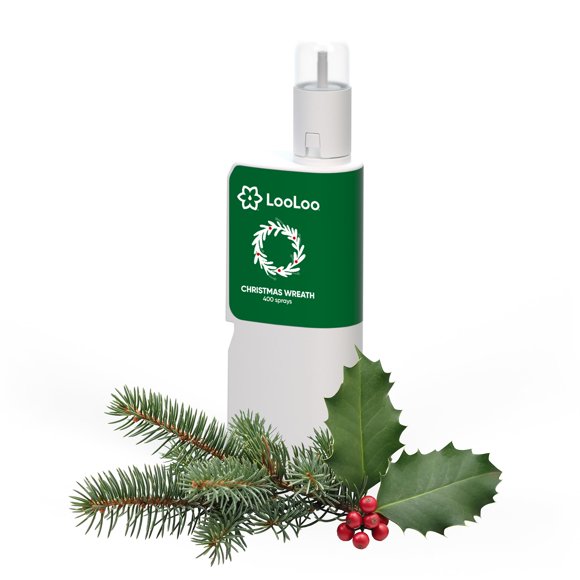 Recambios para ambientador de inodoro LooLoo Touch-free Christmas, 60 ml