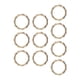 thumbnail image 4 of 10 Piezas De Anillos De Resorte De Metal Con Clip De Mosquetón Para Correa De Hombro De Bolso Dorado, 4 of 5