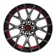 thumbnail image 2 of SETX4 LLANTAS 14x6 4X100/4X114 Et35 DAIYA MBM-UC-Red, 2 of 3