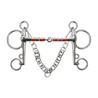 Ioensy - Bocado De Caballo Bocado De Mejilla Completa Bocado De Entrenamiento Ecuestre A Prueba De Óxido Bocado De Filete De 127 Mm