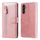 thumbnail image 4 of Funda con Cremallera para Samsung Galaxy A15, Carcasa Cartera de Cuero PU con Soporte y Tarjetero, 4 of 6