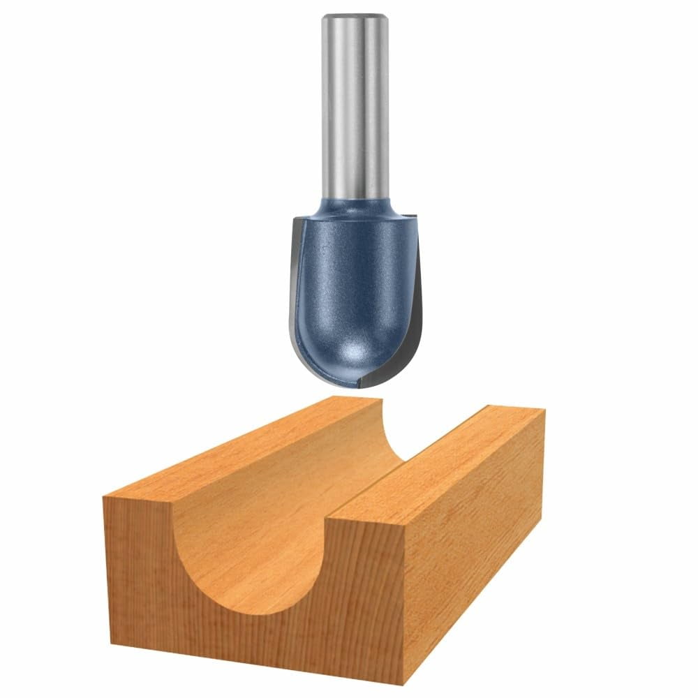 Broca De Punta Redonda Extendida Bosch 85451m Con Punta De Carburo, 1,27 X 2,54 Cm