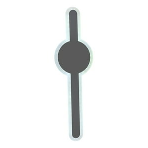 Genérico - Lámpara Pared Tipo Espada Led Blanco Y Gris Decorativa Jhn