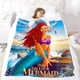 thumbnail image 5 of La Sirena Negra anti-pilling, suave, ligera, esponjosa y acogedora de lujo para hogar y cocina – Perfecta para niños y adultos, 100 x 150 cm, 5 of 6