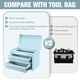 thumbnail image 5 of Minicaja de herramientas Toolbox WORKPRO de metal con 2 cajones, color azul macarrón, 5 of 8