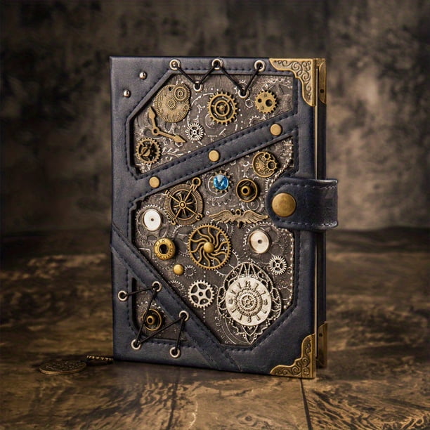 1pc, Steampunk Art Manual Notebook, School Supplies, Back To School, Notebook, Libretas, Notebooks For School, Notebooks, Aesthetic School Supplies, School, Books