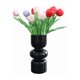 thumbnail image 3 of suxuMhao 12 Pzas Tulipanes de Tacto Real Naranja y Naranja Oscuro 13 Pulgadas Ramo de Tulipanes Artificiales Flores de Tulipán de PU Sintético Decoración de Primavera para Sala de Estar Hogar Boda, 3 of 5