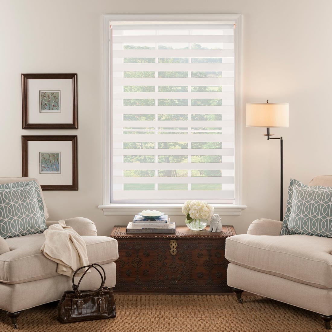 Chantilly - Cortina Duo Blackout 150 X 220 Cm Beige