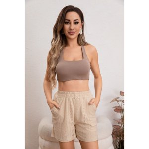 Likeshop - Short Mujer Bermuda Broderie Juvenil Verano 5005
