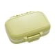 thumbnail image 3 of Contenedor de pastillas de viaje, accesorio multifunción, 3 compartimentos, Mini pastillero portátil resistente, estuche organizador para suplementos , VERDE, 3 of 5