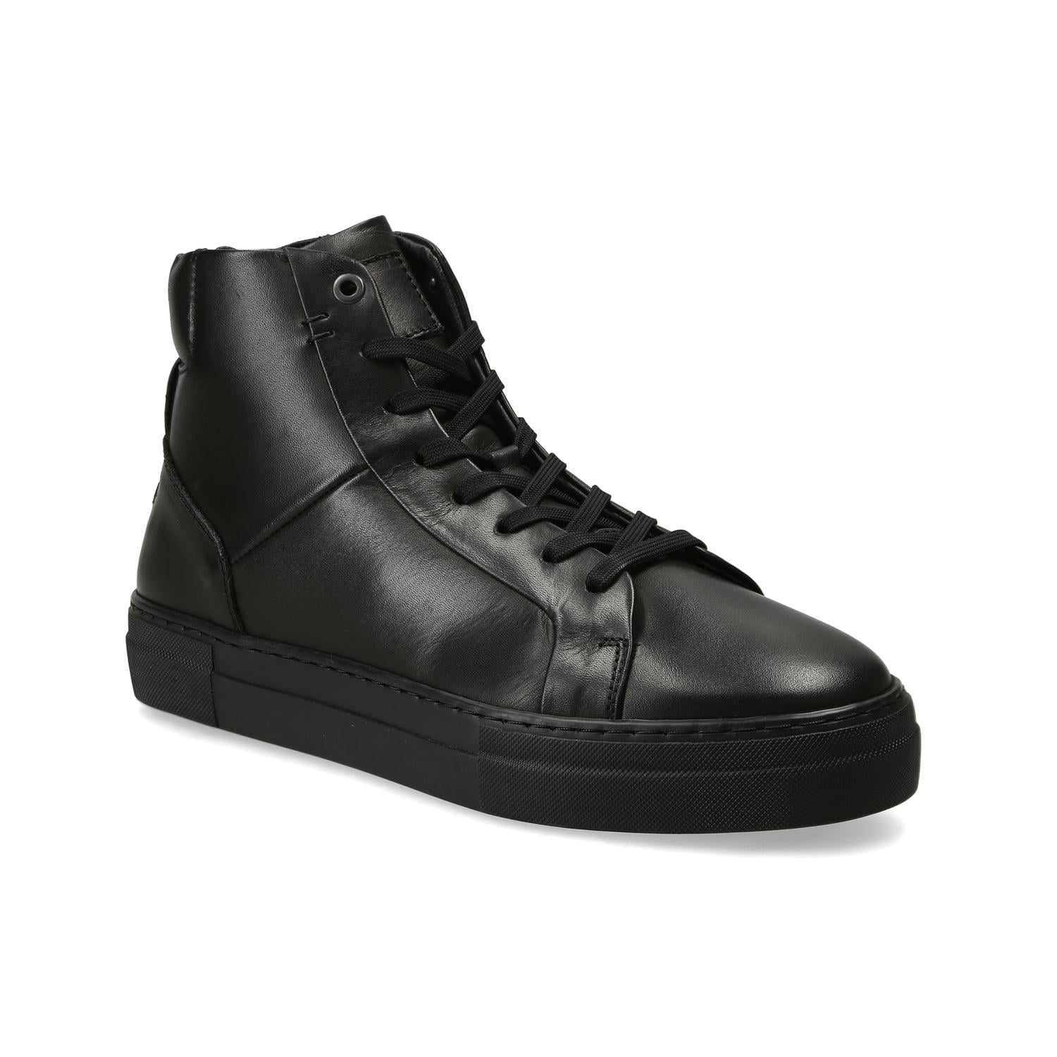 Zapatillas Hombre Caña Alta Cuero Glasgow-6-45 Bullboxer Negro 43