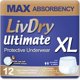 thumbnail image 1 of Ropa interior para incontinencia en adultos LivDry Ultimate XL, paquete de 12, 1 of 9
