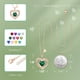 thumbnail image 3 of Collar Love Pendant Con Piedra De Nacimiento Para Mujer, 3 of 4