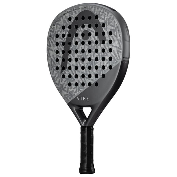 Pala de pádel HEAD Vibe 2025 Oversized Teardrop gris/negra