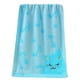 thumbnail image 1 of 1pc Soft and Absorbent Cute Cat Pattern Bamboo Fiber Towel for Home Bathing and Showering - 9.84x19.69in - Perfect Bathroom Accessory, 1 of 5