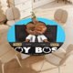 thumbnail image 4 of El Bebé Jefazo Niño Africano theme Fitted Round Tablecloths Elastic Edged Table Covers Waterproof Table Cloth For Kitchen Holiday Party Tables Decor 150cm, 4 of 6