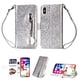 thumbnail image 1 of Funda para FOXDOCK Elegante funda iPhone XS Max Glitter con cremallera-Ideal para el uso diario, 1 of 5