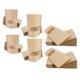 thumbnail image 1 of 300x Bolsas De Papel Kraft Que Se Pueden Volver A Sellar Bolsa De Regalo Auto Sellante Con Ventana Mate, 1 of 5