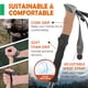 thumbnail image 2 of Bastones de trekking TREKOLOGY Trek-Z Cork Grip, ligeros, negros y verdes, 2 of 7