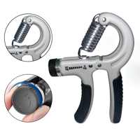 Linea Sport - Hand Grip Ejercitador De Manos Ajustable 5 - 60 Kg Gris
