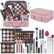 thumbnail image 1 of Kit de maquillaje pomcral Professional con paletas de sombras de ojos rosa, 1 of 6