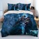 thumbnail image 1 of World of Warcraft,WOW ,Game Printed Comforter Bedding Set,Duvet Cover Bed Set Quilt Cover Pillowcase,king Queen Size Bedding Set, 1 of 3