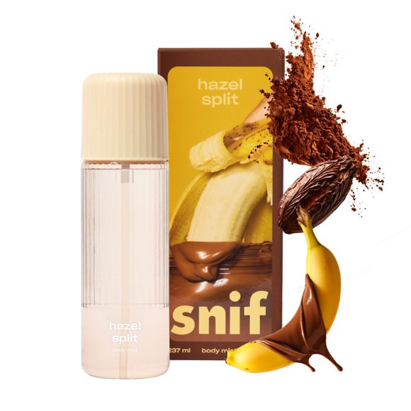 Body Mist Snif Hazel Split Gourmand, chocolate y avellana, 240 ml