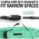 thumbnail image 2 of MARQUE Straight Combination Bike Lock Cable, 38 in, 5 ft, 2 of 3