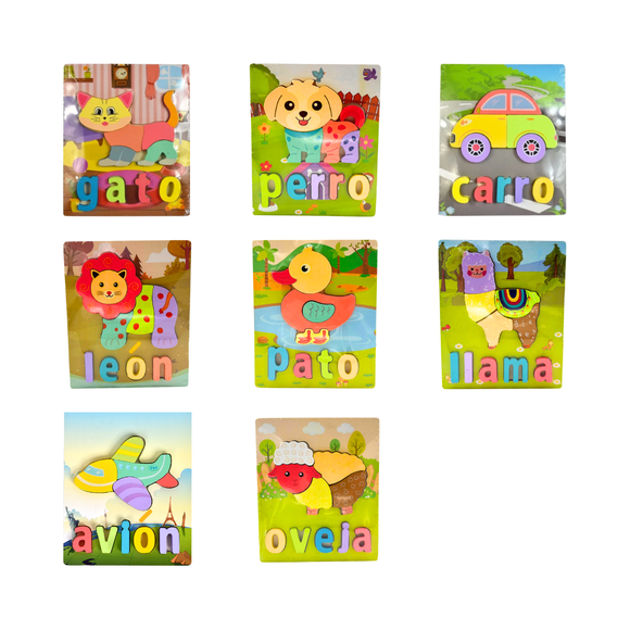 Juguete Puzzle Roompecabezas Encaje 3D
