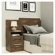 thumbnail image 2 of Respaldo de Cama 1 Plaza con Velador Café, 2 of 3