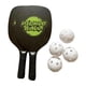 thumbnail image 3 of Juego De Pickleball Profesional Raqueta De Paleta De Fibra De Carbono Para 2 Jugadores 4 Bolas, 3 of 3