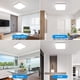 thumbnail image 5 of Lámpara de techo LED Toolight de 30 W, 2700 lm, 4500 K, moderna lámpara de techo LED cuadrada, ideal para baño, cocina, dormitorio, salón, balcón, pasillo, Ø24,8 cm., 5 of 5