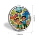 thumbnail image 2 of Spirit Rangers-Theme Round Button Badge: Premium Metal Construction, Ideal for High-End Events 2.8 cm, 2 of 6