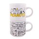 thumbnail image 1 of Juego de tazas Silver Buffalo Peanuts Comic Panels, 13 oz (385 ml), 2 unidades, 1 of 8