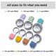 thumbnail image 2 of Juego de 7 tazas medidoras apilables WARMHEART de acero inoxidable, 2 of 9