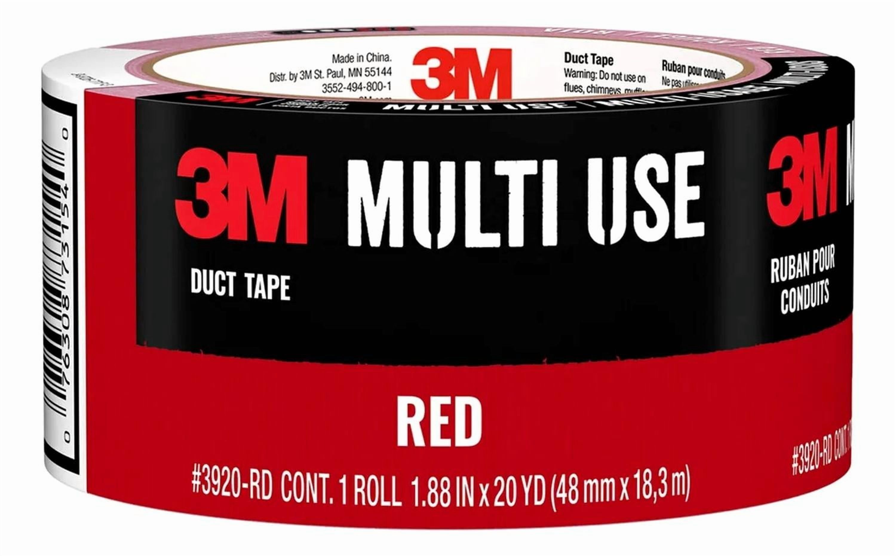 Cinta Multiuso 3920 3M 48Mmx18.2M Color Rojo