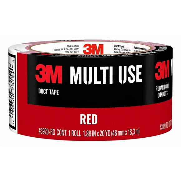 Cinta Duct Tape 3M Roja 48Mmx18M