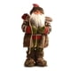 thumbnail image 5 of 1x Mu?eco De Nieve Santa Claus Ornamento Decoración De La Mesa De Mesa Interior Decoración De La Estatua 45 Cm Piel Marrón, 5 of 5