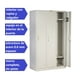 thumbnail image 3 of Locker Casillero Metalico 3 Cuerpos 3 Puertas, 3 of 6