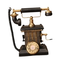 Magideal - Modelo De Teléfono De Escritorio Con Cable, Teléfono, Adorno De Teléfono Fijo, Decoraciones De Escritorio Para Interiores, Modelo De Teléfono Con Cabl 23Cmx13Cmx26Cm